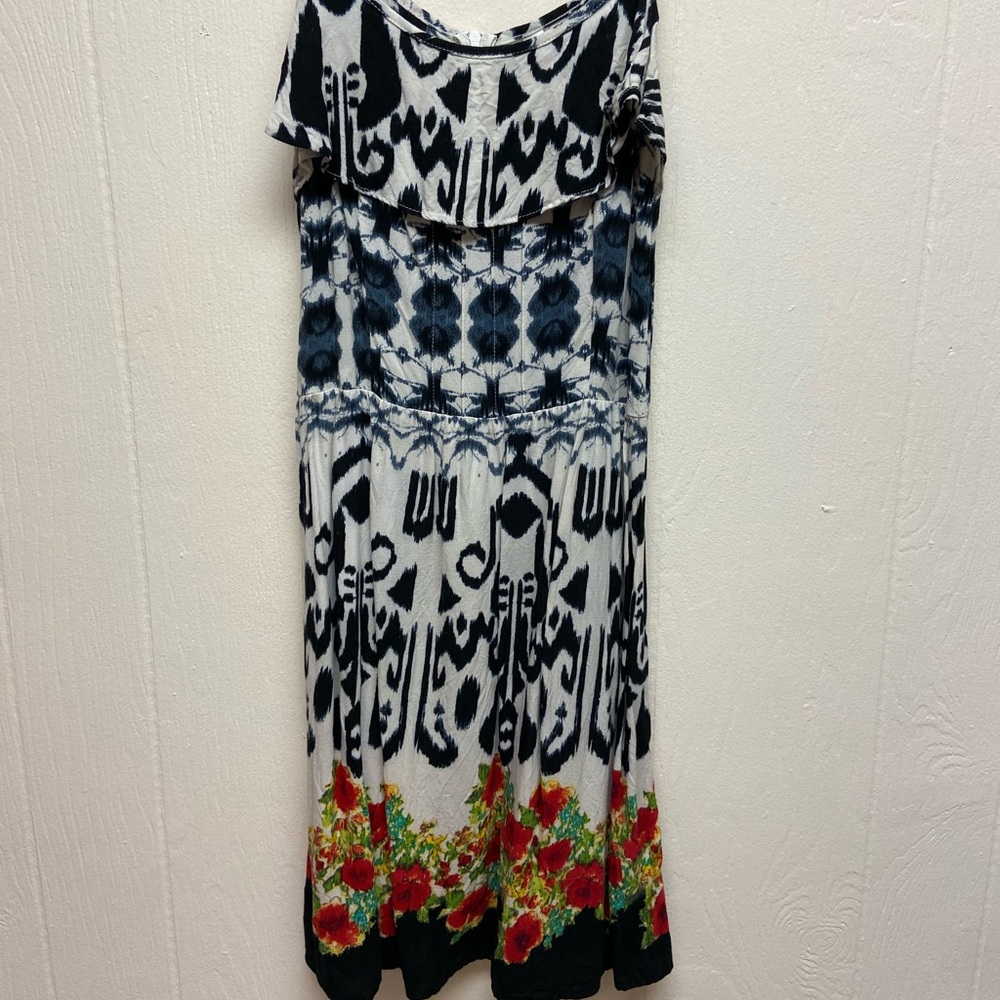 Tribal & floral summer dress